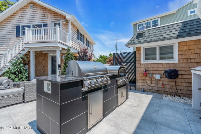 view of patio / terrace with grilling area