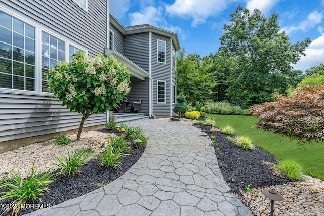 exterior space featuring a patio