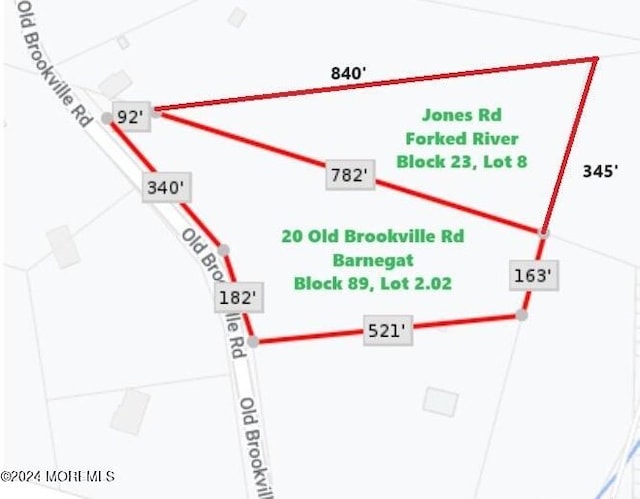 20 Old Brookville Road (+ Jones Rd, Fr), Barnegat NJ, 08005 land for sale