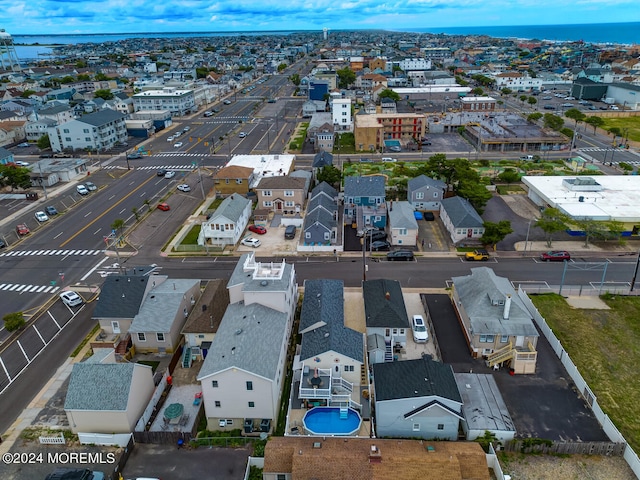 aerial view featuring a residential view