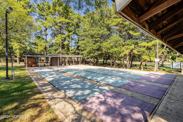 5B Betsy Ross Ln, Whiting, NJ 08759 - view of pool featuring shuffleboard and a yard