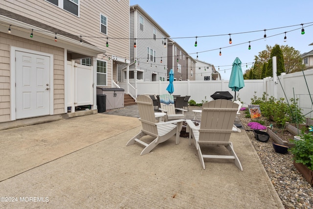 52 Seaview Ave, Long Branch, NJ 07740 - fenced backyard featuring a patio and outdoor dining space