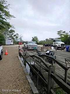 view of dock