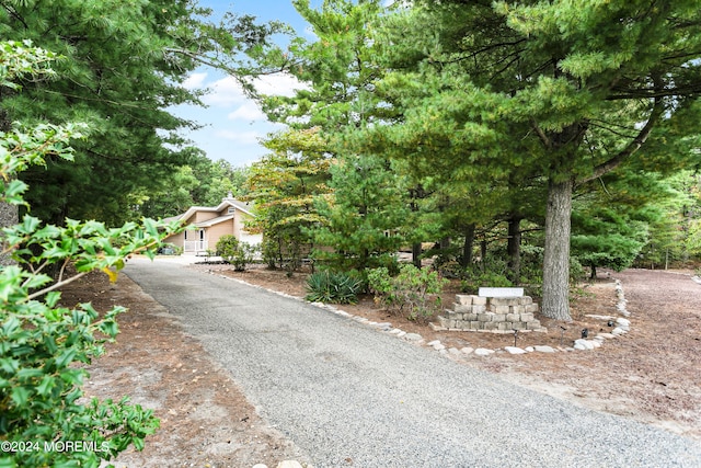 view of road