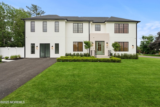 2 Deborah Pl, Oakhurst, NJ 07755 - view of front of house featuring driveway and stucco siding