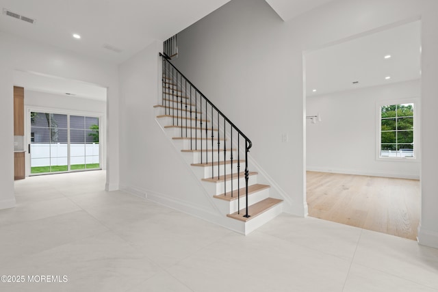 2 Deborah Pl, Oakhurst, NJ 07755 - stairway with recessed lighting and baseboards