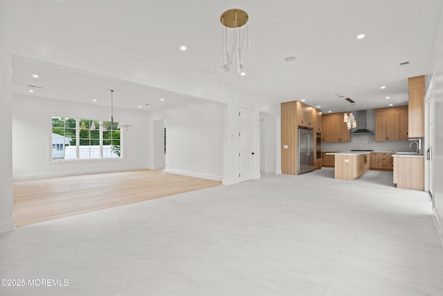 2 Deborah Pl, Oakhurst, NJ 07755 - unfurnished living room featuring recessed lighting