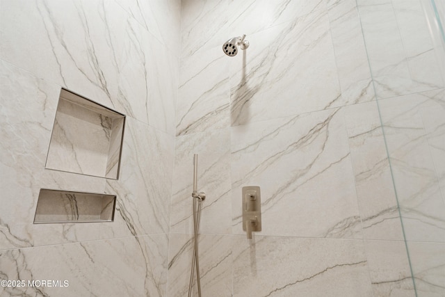 2 Deborah Pl, Oakhurst, NJ 07755 - bathroom view of a marble finish shower
