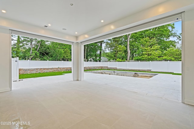 2 Deborah Pl, Oakhurst, NJ 07755 - fenced backyard with a patio