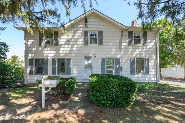 view of colonial inspired home