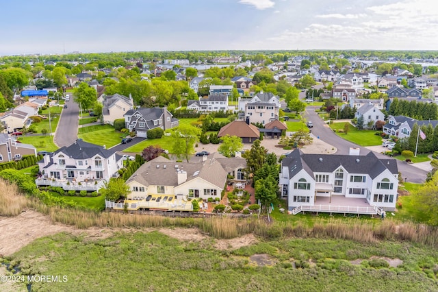 bird's eye view featuring a residential view