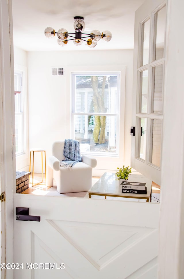 interior space featuring plenty of natural light