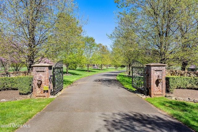 86 Montrose Rd, Colts Neck, NJ 07722 - view of road with a gate