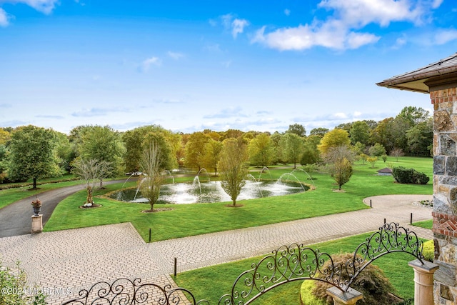 86 Montrose Rd, Colts Neck, NJ 07722 - view of community featuring a lawn and a water view
