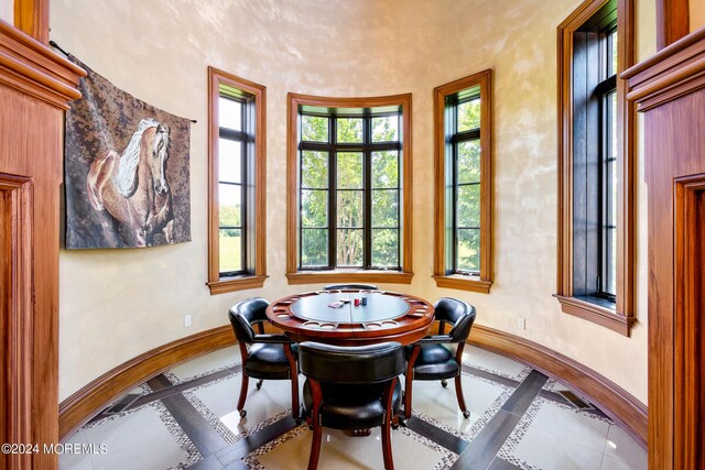 view of dining area