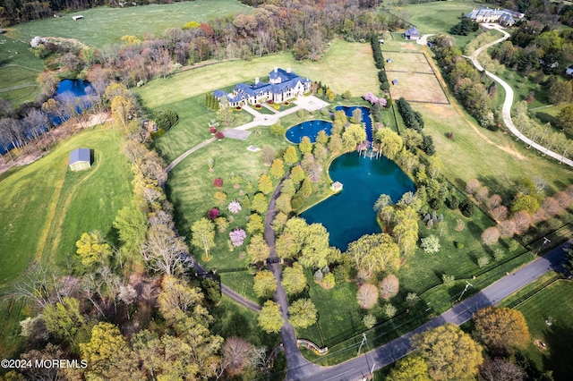 86 Montrose Rd, Colts Neck, NJ 07722 - drone / aerial view featuring a water view