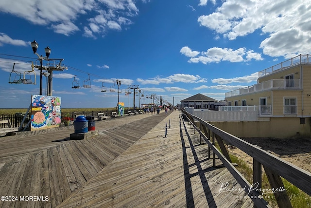 view of dock