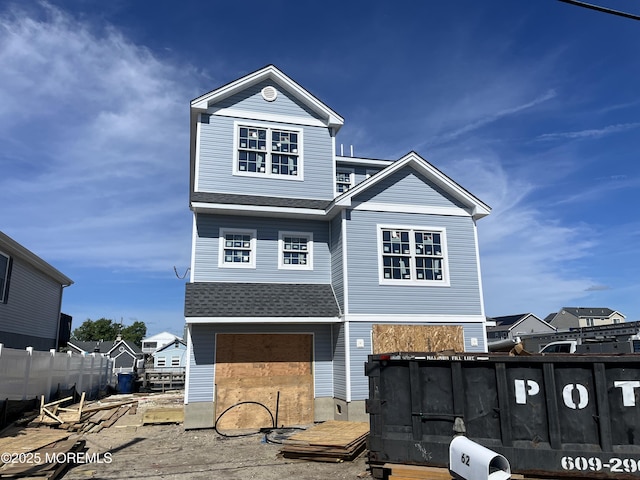 62 W Anchor Dr, Little Egg Harbor, NJ 08087 - view of front facade with roof with shingles