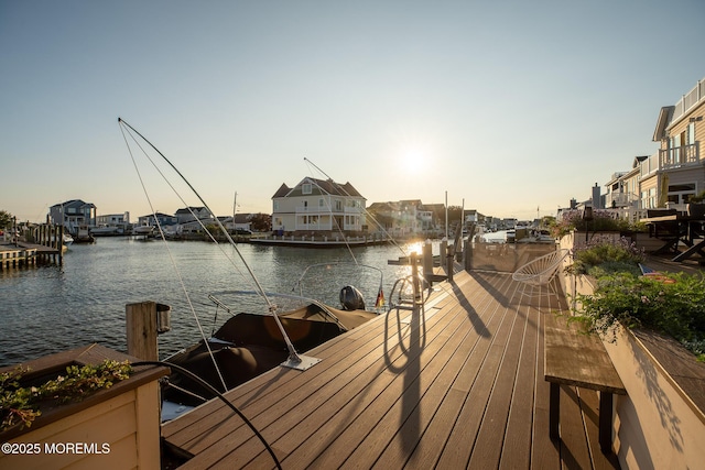 149 Valencia Dr, Brick, NJ 08723 - dock area featuring a water view