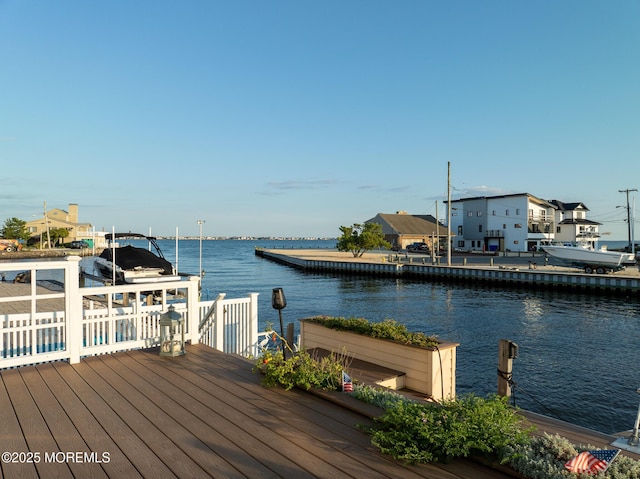 149 Valencia Dr, Brick, NJ 08723 - dock area with a water view and boat lift
