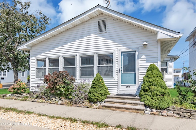 view of bungalow-style house