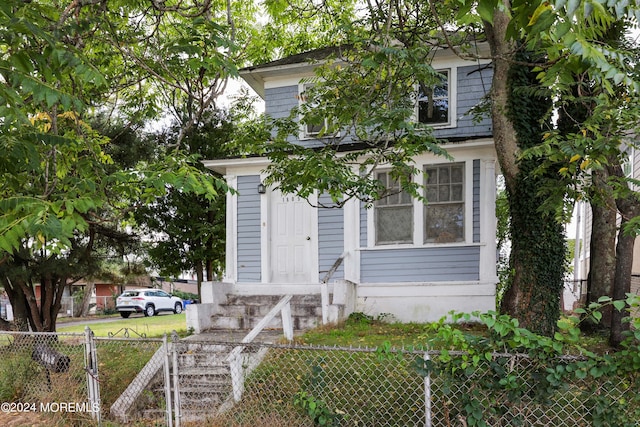 view of front of home