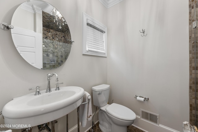 bathroom featuring sink and toilet