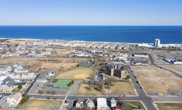52 Liberty St, Long Branch, NJ 07740 - aerial view of property and surrounding area featuring a nearby body of water