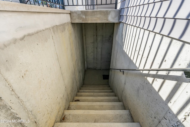 view of staircase