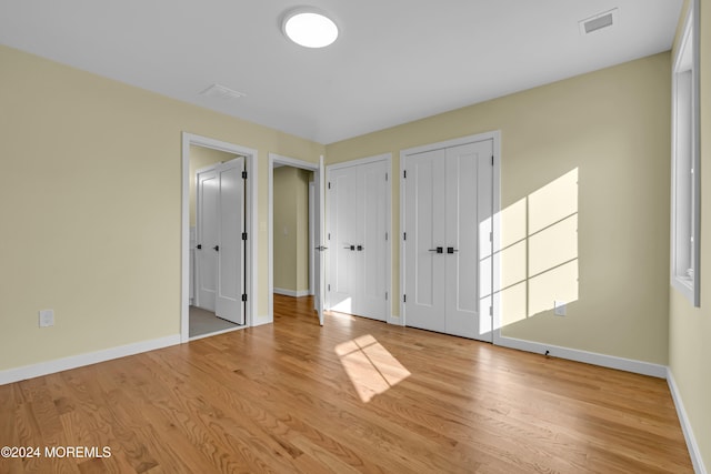 interior space featuring light hardwood / wood-style flooring