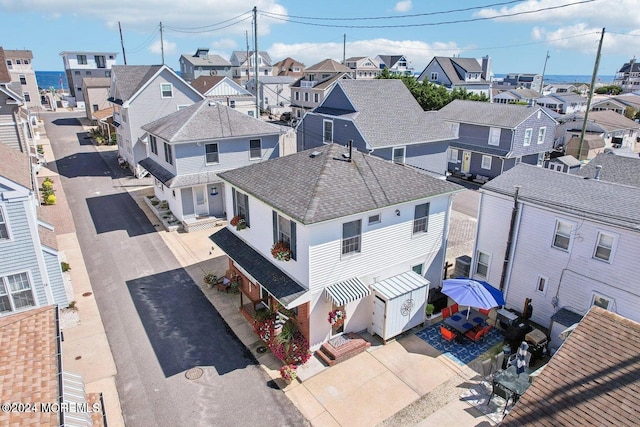 aerial view of residential area