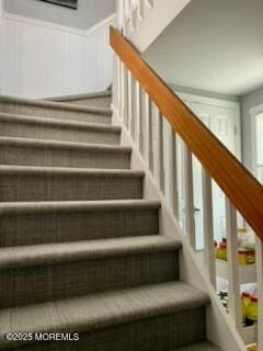 19 Coronado Rd, Lavallette, NJ 08735 - stairs featuring wainscoting