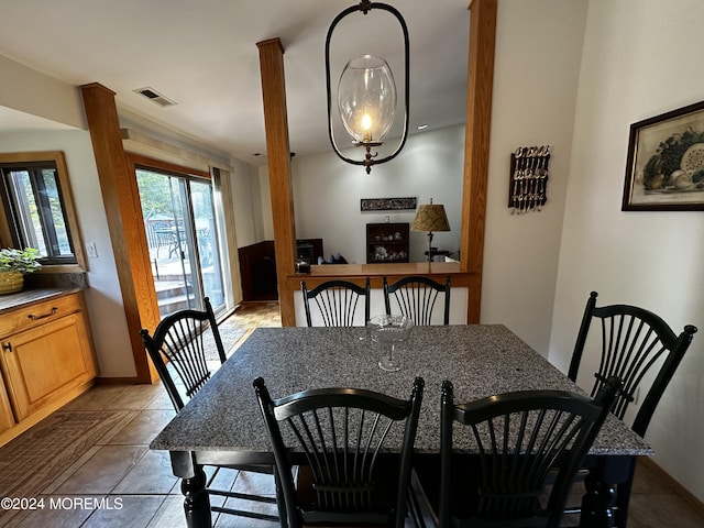 view of dining area