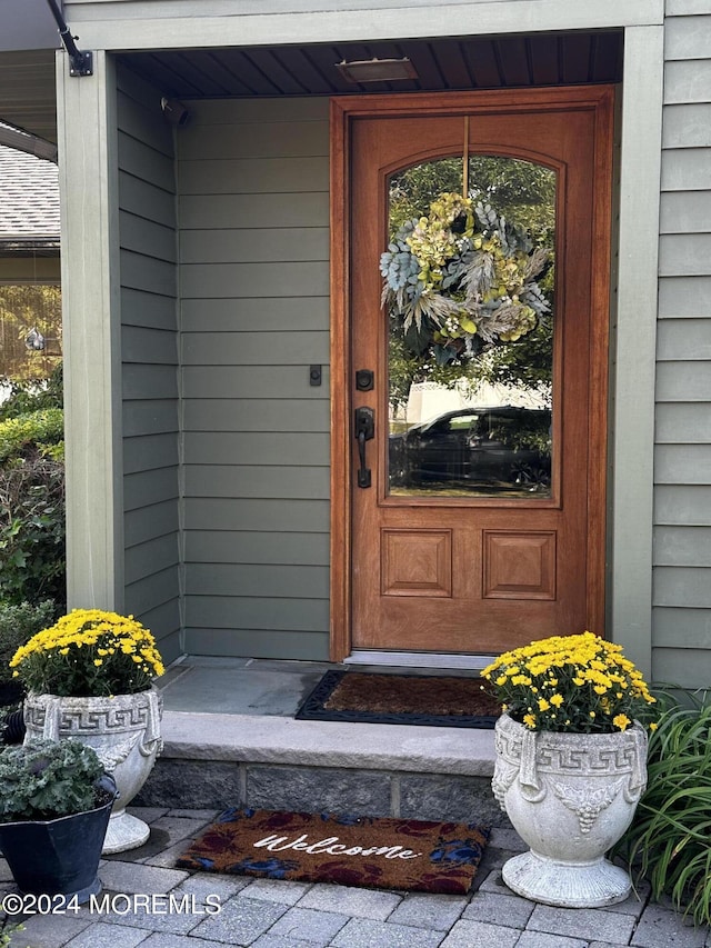 view of entrance to property