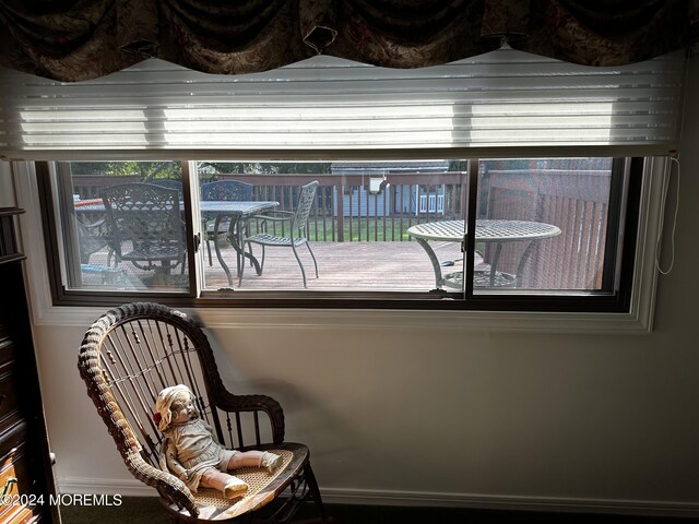 view of sitting room