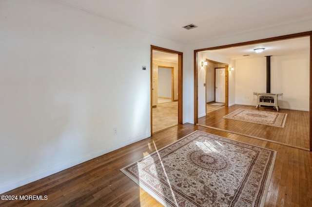 interior space with wood-type flooring