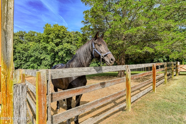 view of stable