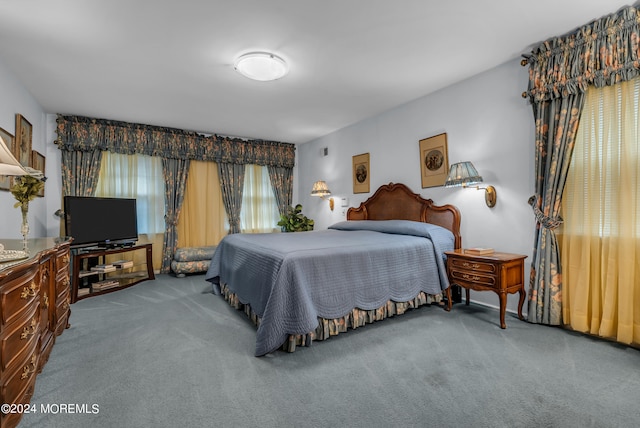 bedroom featuring carpet flooring