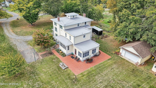 drone / aerial view