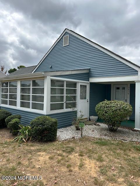 view of front of home