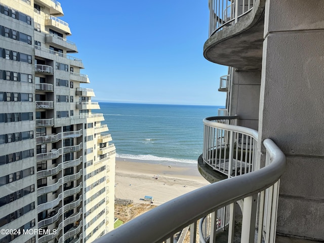 water view with a beach view