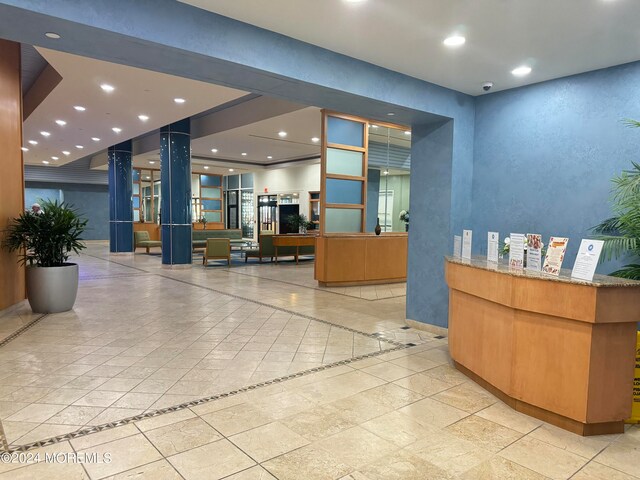 view of reception area