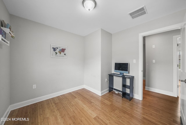 interior space featuring hardwood / wood-style floors