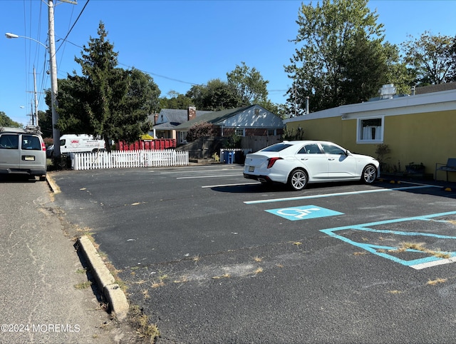 view of car parking