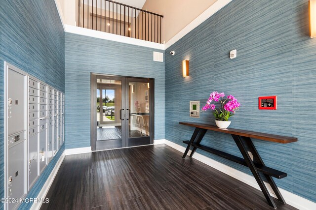 interior space featuring french doors