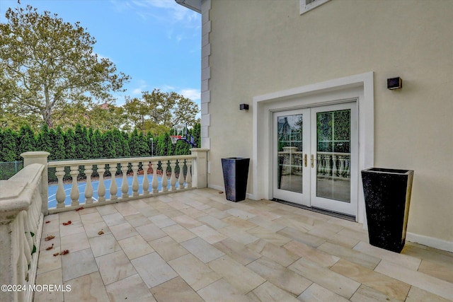 view of patio / terrace with french doors