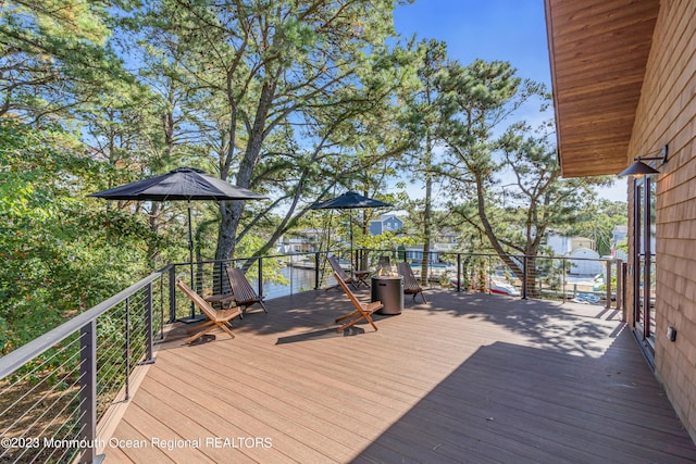 49 N Cherokee Ln, Brick, NJ 08724 - view of deck