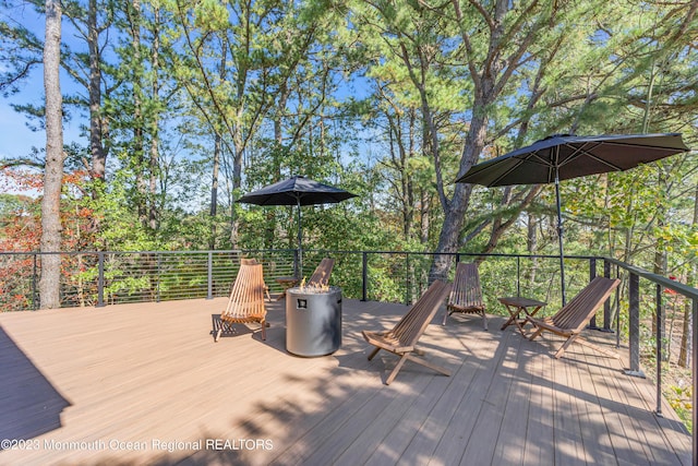 49 N Cherokee Ln, Brick, NJ 08724 - view of deck