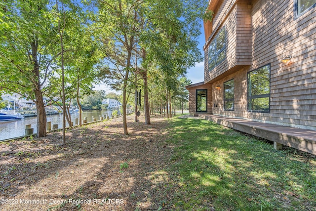 49 N Cherokee Ln, Brick, NJ 08724 - view of yard featuring a water view