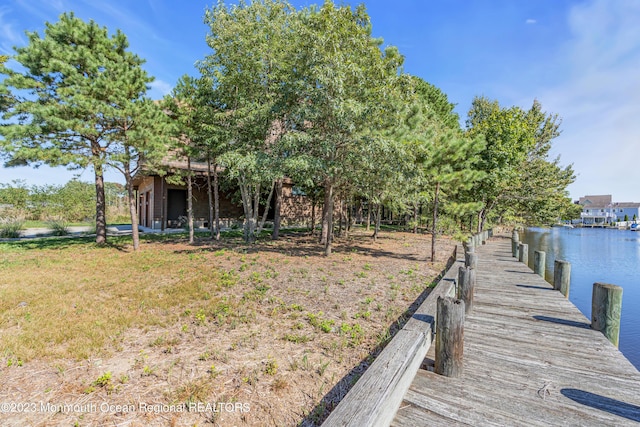 49 N Cherokee Ln, Brick, NJ 08724 - dock area with a water view